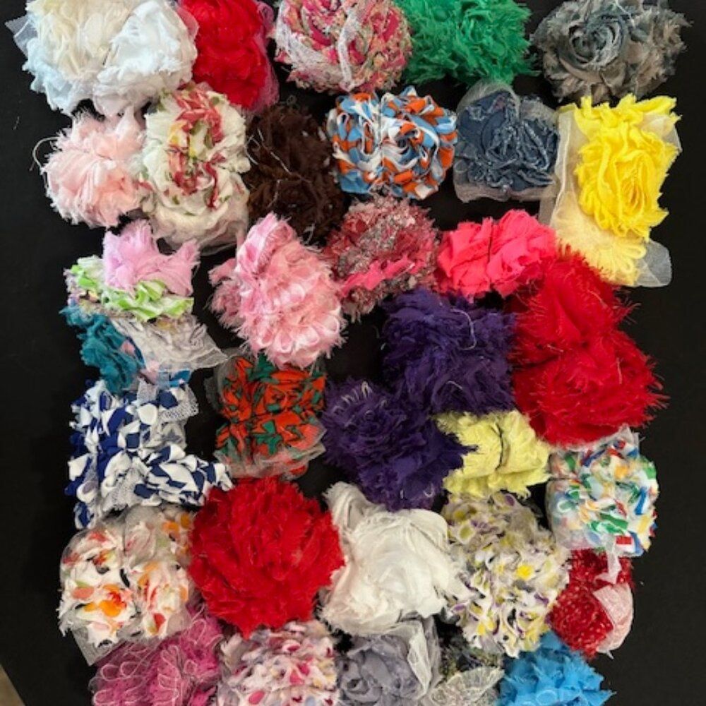 Lot of 250 DIY Shabby Flowers Bag #8      7753   New